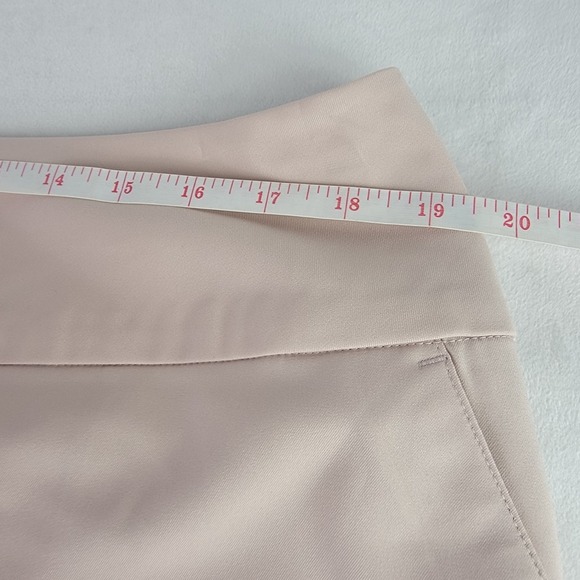 Adidas Golf Skort XL Solid Neutral Skirt Tennis Wicking Pockets Beige Sporty NWT - Picture 9 of 10